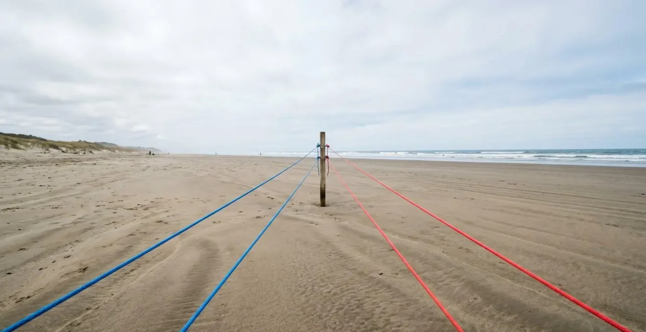 Configuration de test pour vérifier la symétrie et l'égalité des longueurs de lignes de kitesurf